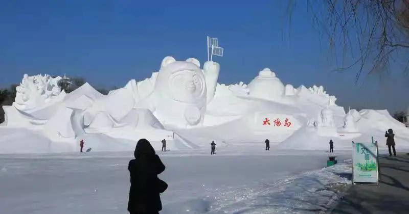 太阳岛|探园！哈尔滨冰雪景区“冬奥元素”满满