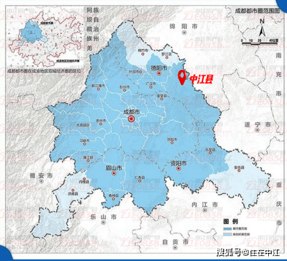 中江的未来定位将是融入成德临港经济产业带,打造成德阳的市域副中心