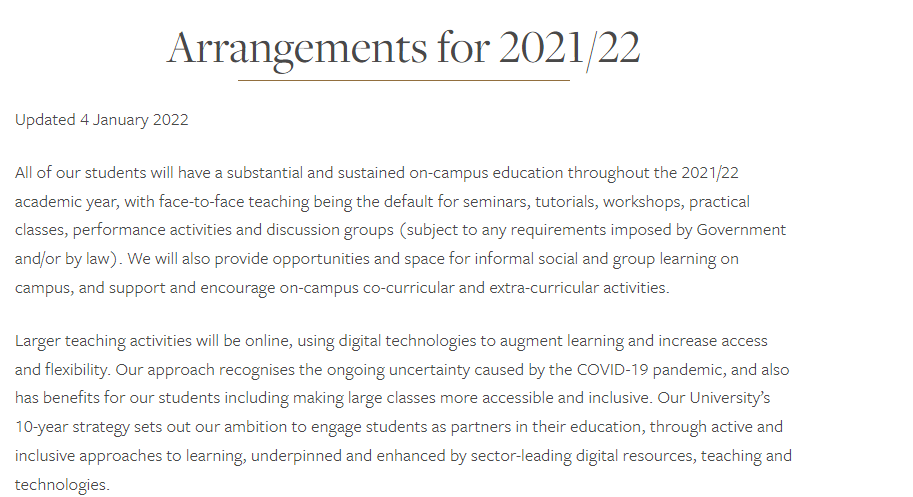 线下|英国大学第2学期安排出炉！线下教学不可取代