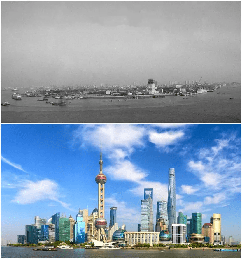 30张过去与现在的对比照,感受时间的力量,二战中钢锯岭真的不高