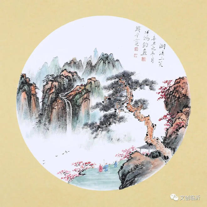 意与古会钱守宽张鸿钧书画展在远通集团凯迪拉克4s店开幕