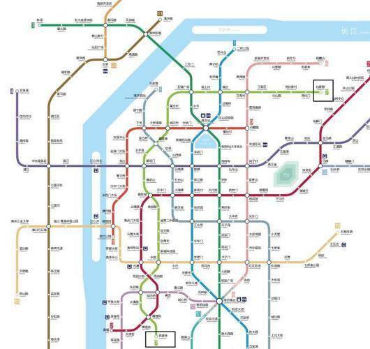 南京13条地铁规划图图片