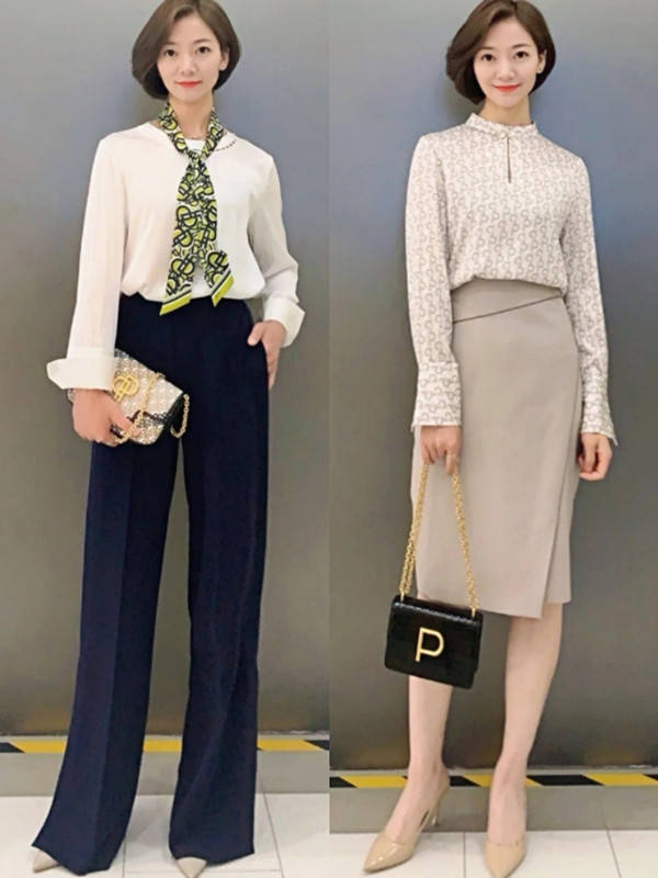 设计 这是我见过最会打扮的“高级柜姐”，用白色穿出中年女性的好气质