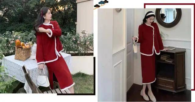 大衣 过年就要穿红色!好看又上镜的新衣给你们找了50款
