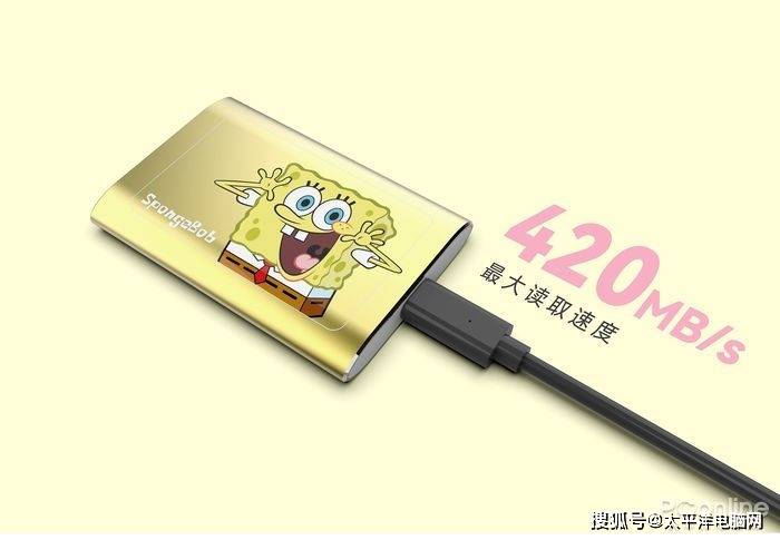 新年宠粉礼 | 【惠普 x 海绵宝宝】联名移动SSD来啦