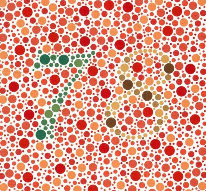 驾考常见色盲检测图每个都很简单看不出来就别浪费钱了