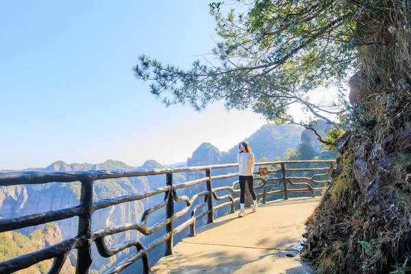 造型|梦游天姥吟留别，神仙居登高祈福，赏世界最高天然观音像