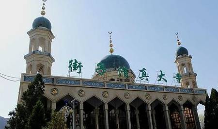 伊斯兰阿拉伯式建筑，青海第二大清真寺，街子清真大寺