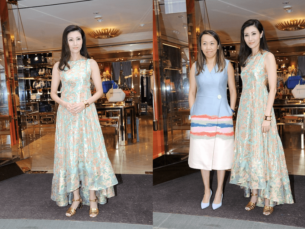 风韵 李嘉欣不愧是港姐出身，年过半百了还带着风韵美，穿长裙优雅高级