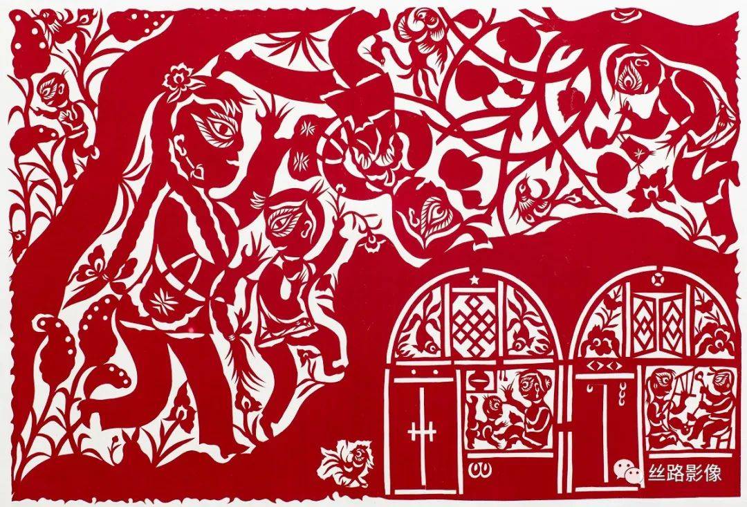 61 新年画"我们的小康生活美术作品主题展第二期上线_延安_剪纸