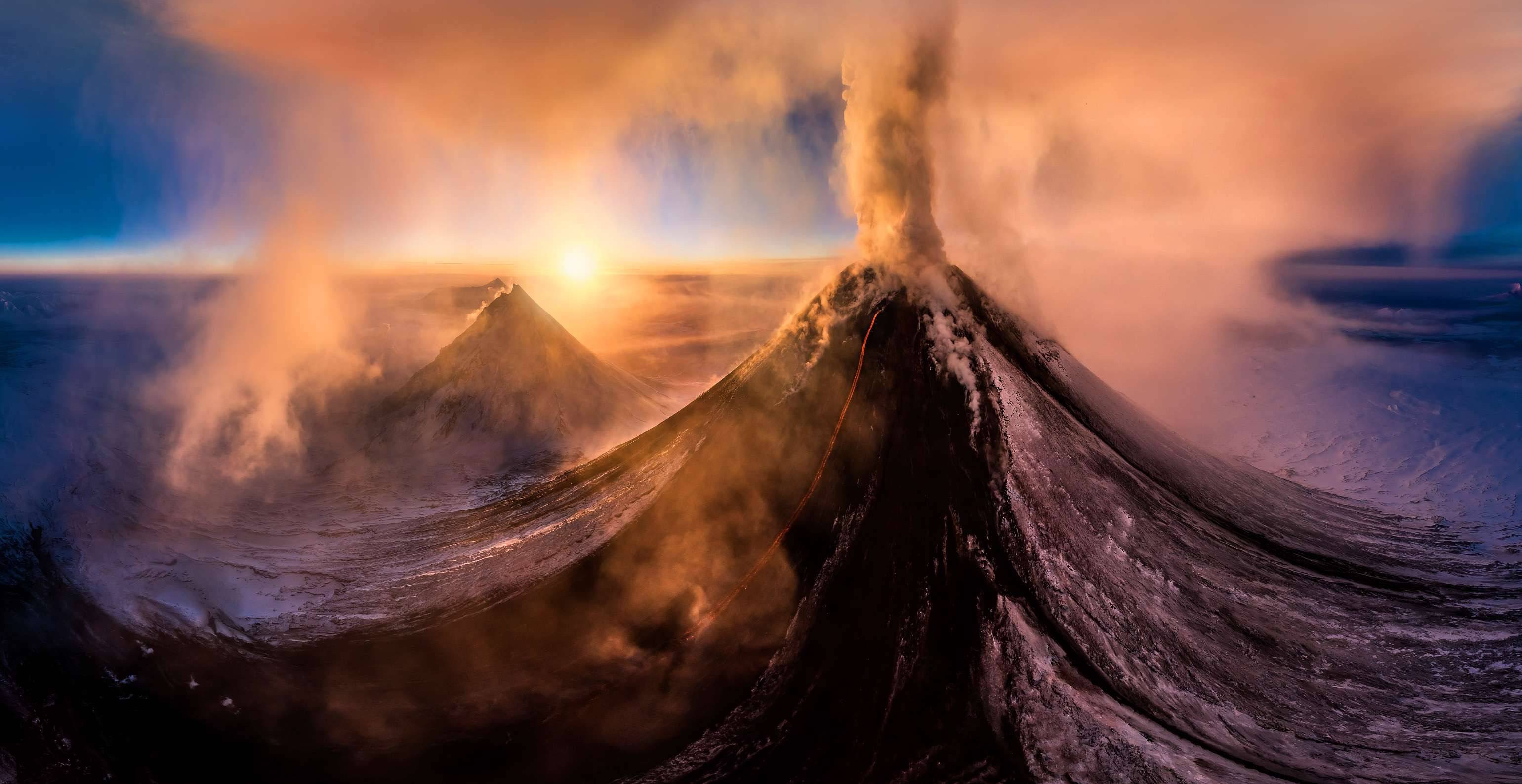 摄影作品赏析_火山_白鲸_北极熊