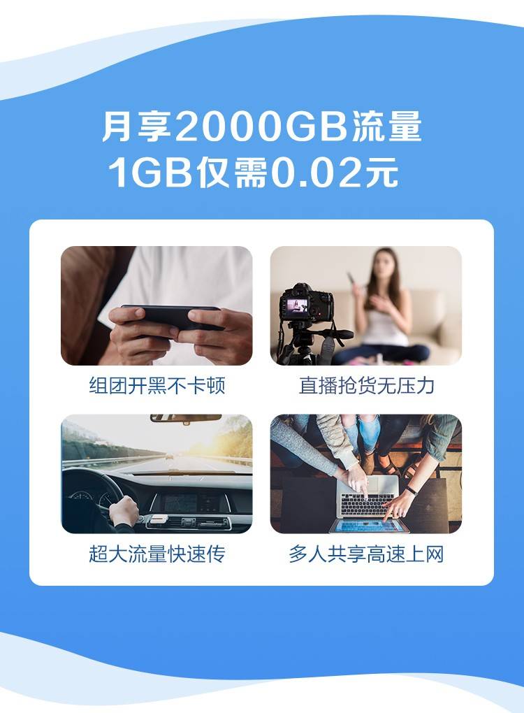 华为天际通移动路由服务升级包：月享2000GB包年569元