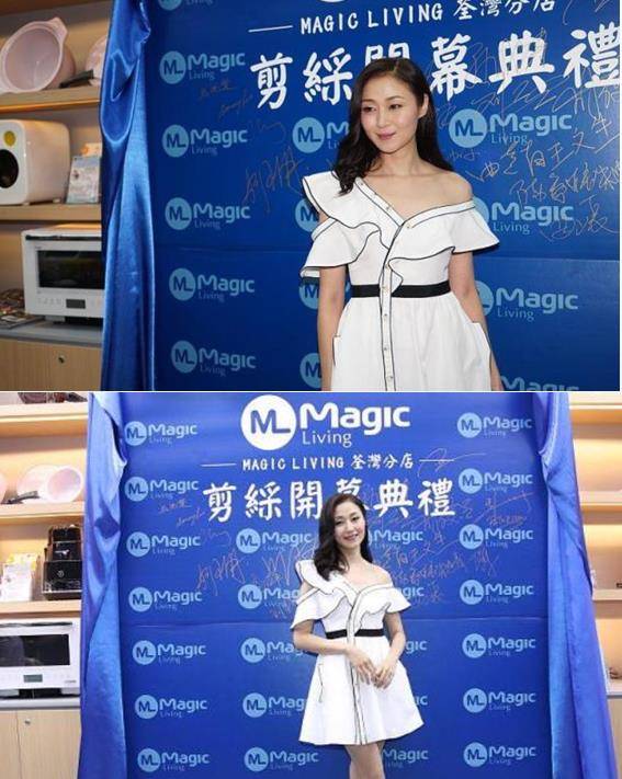 短裙 年过半百的万绮雯身材一点没缩水,穿无袖蕾丝短裙,仍有妙曼身姿