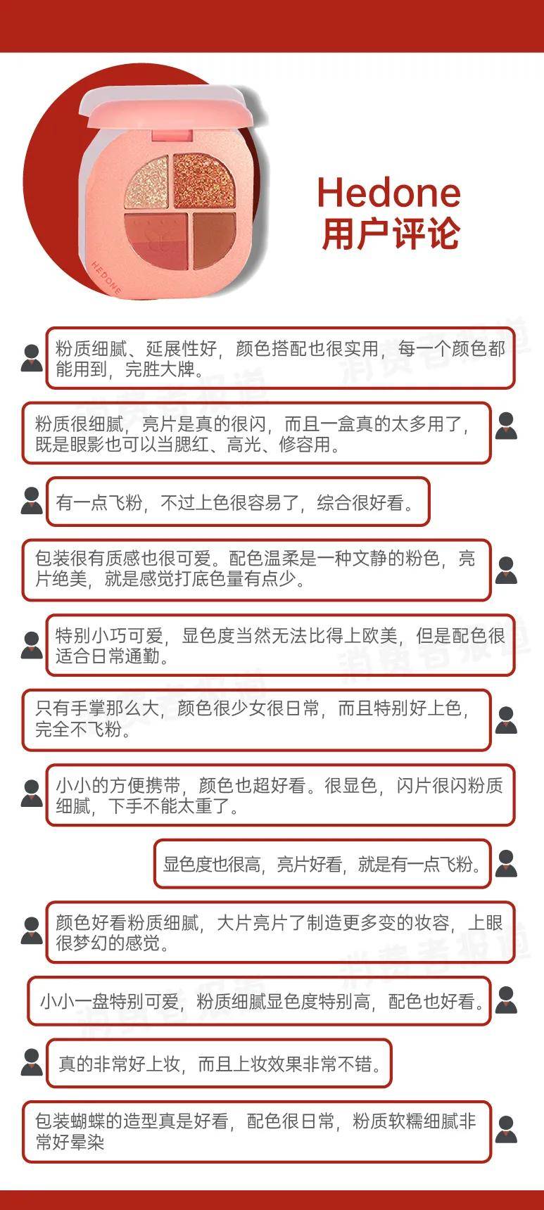 用户情人节特别篇｜23款国潮眼影盘口碑对比：HEDONE、橘朵堪称“性价比之王”