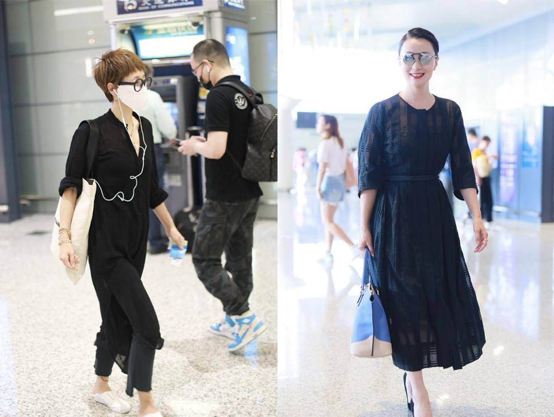 陶虹 当43岁马伊琍和47岁陶虹同穿黑裙,终于见识了最高级的气质美