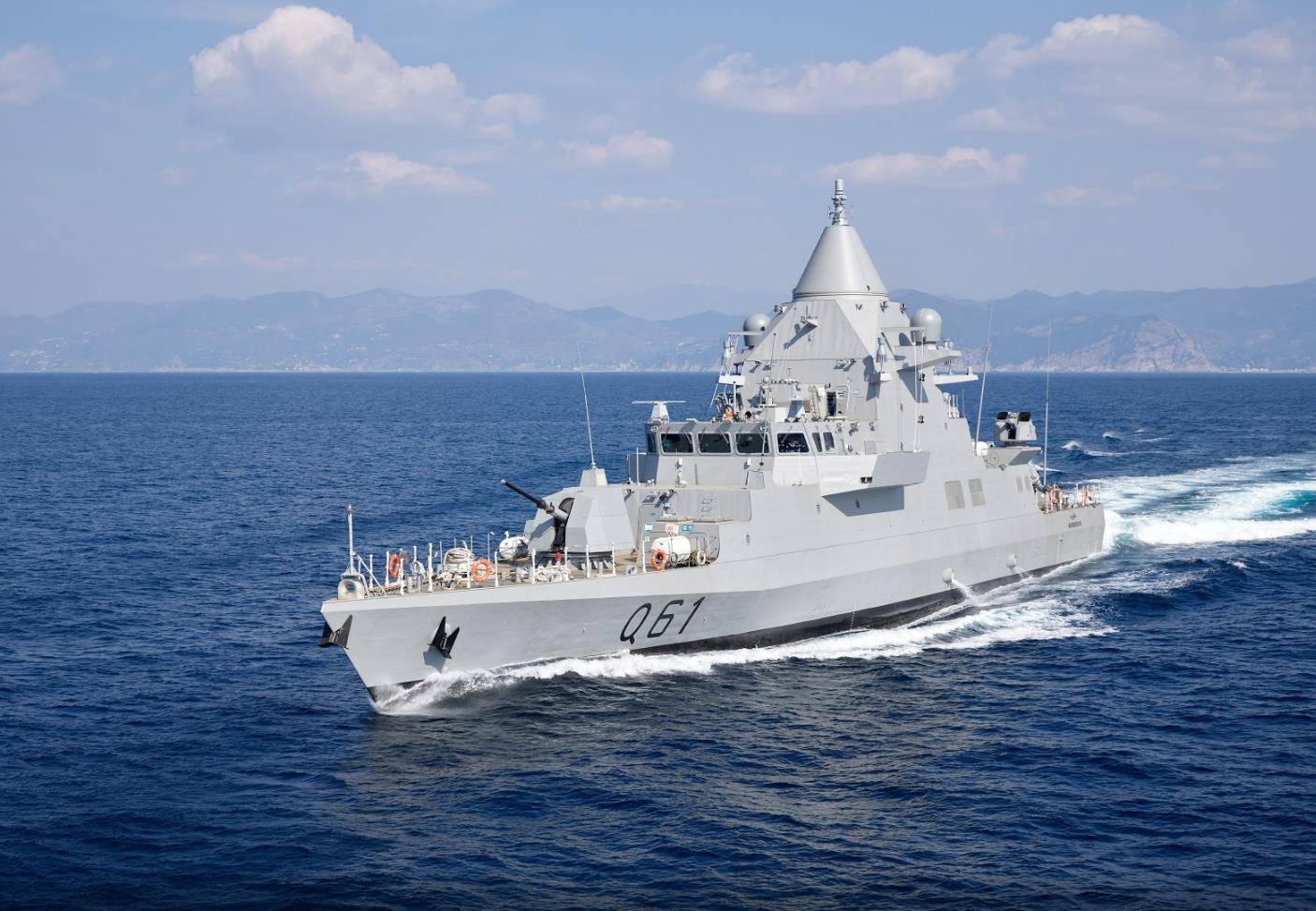 首艘穆舍里布级巡逻舰到货,武器多样化,担负海上监视重任!