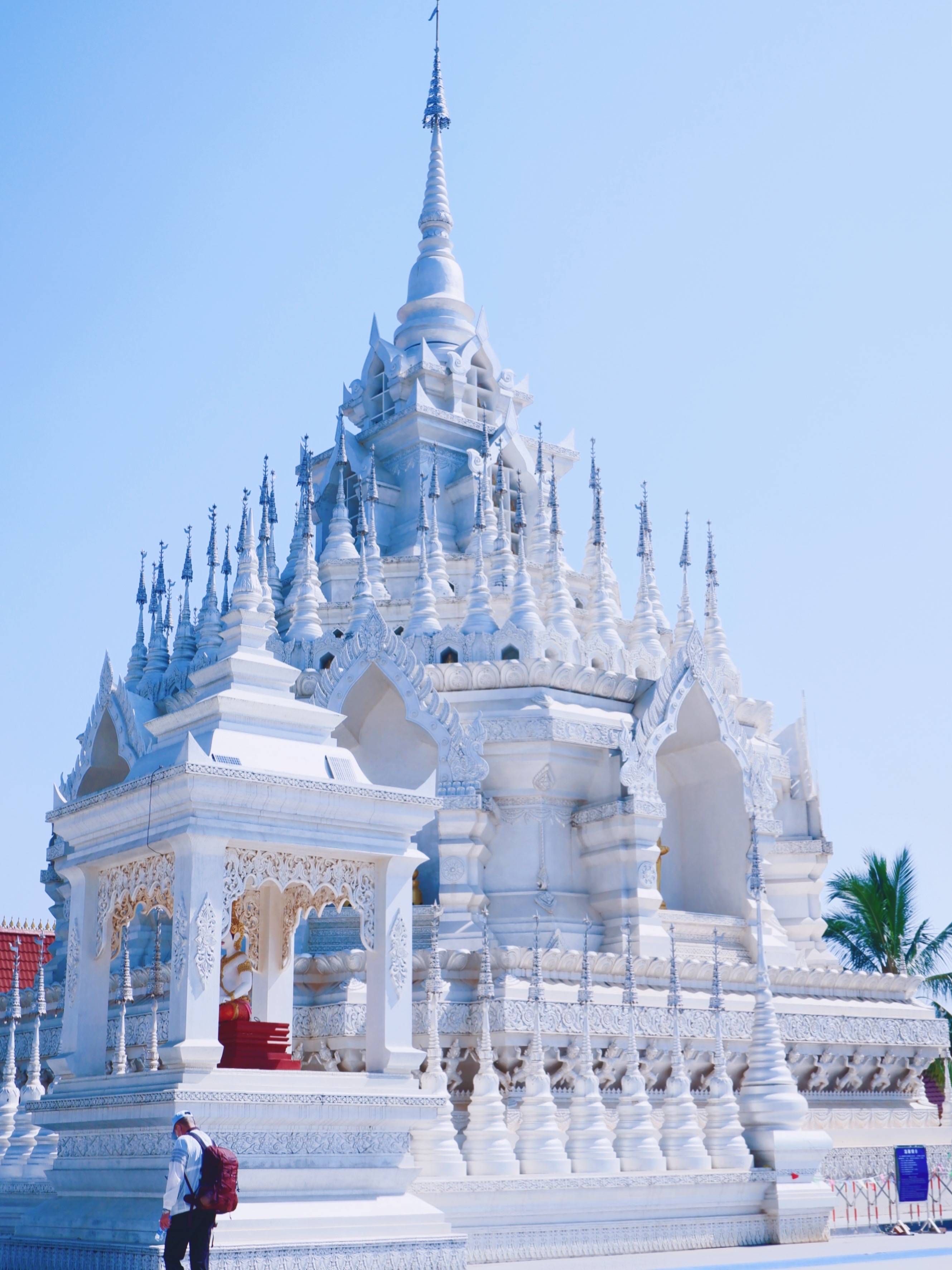 原创云南边境城市发现一座千年白塔始建于唐代供奉舍利走红网络