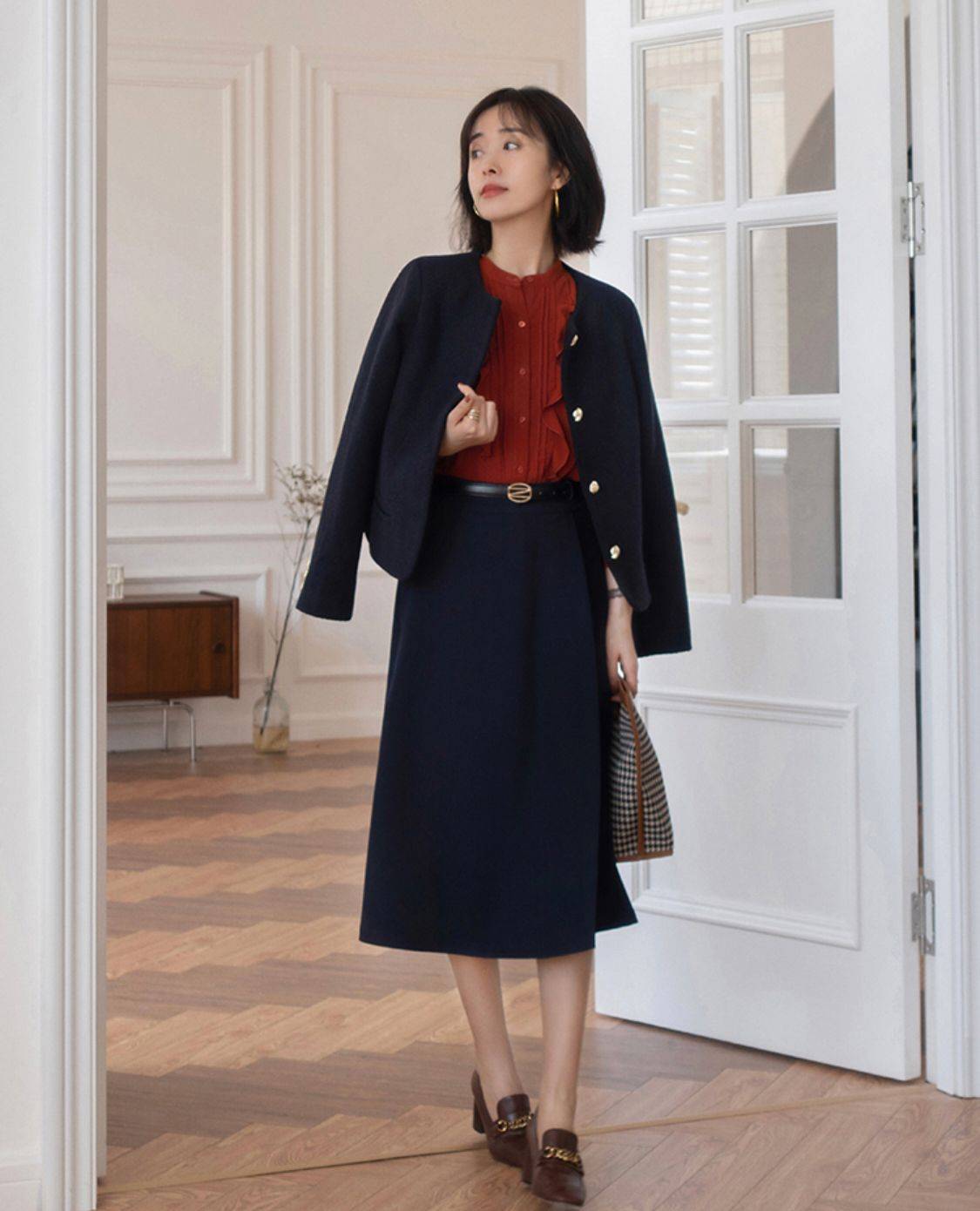 细节 小香风外套=优雅、贵气?挑选时不注意这3点,不是显胖就是显廉价