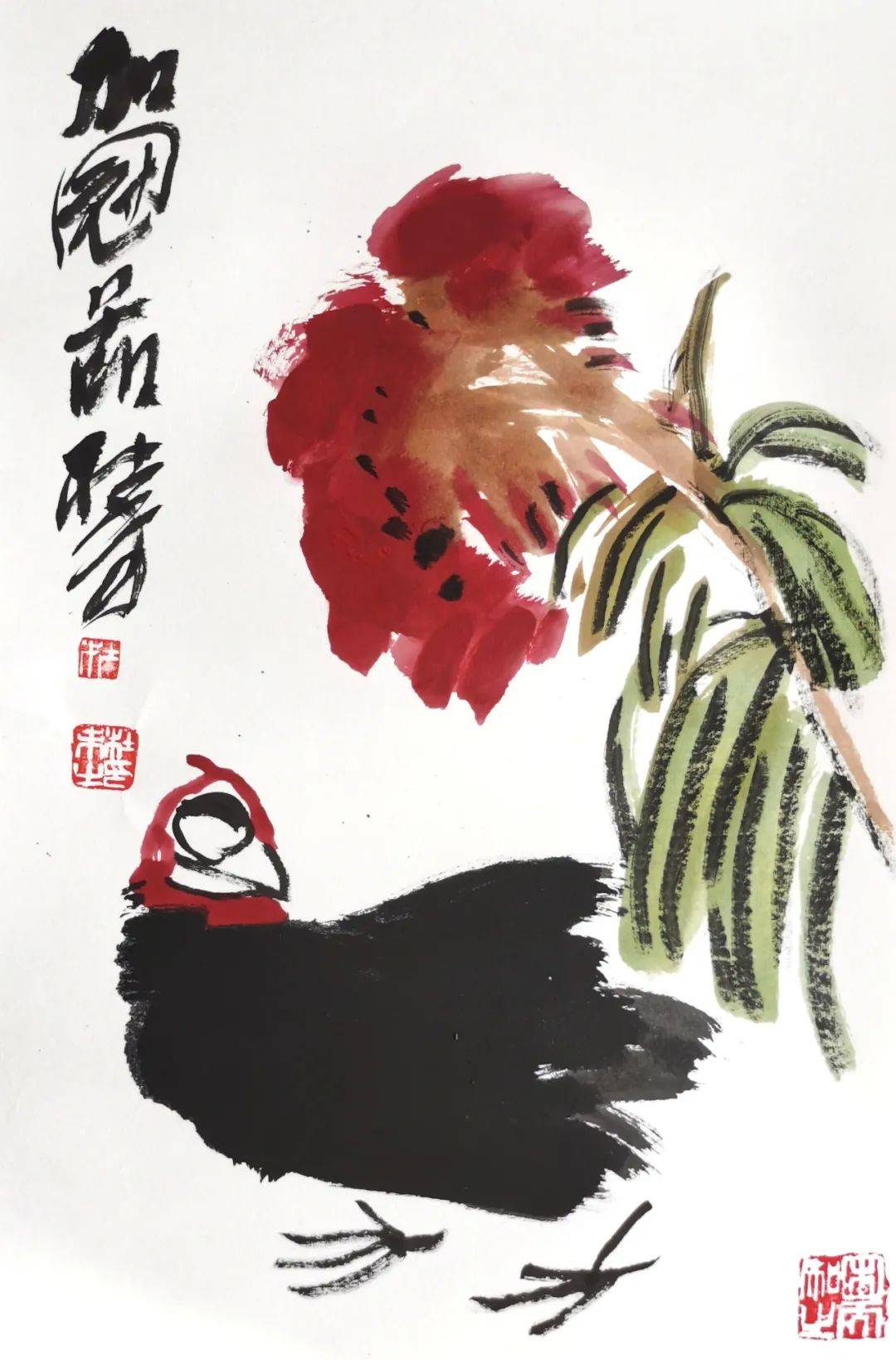 书画名家 ║ 杜未大写意_天水_麦积区_花鸟画