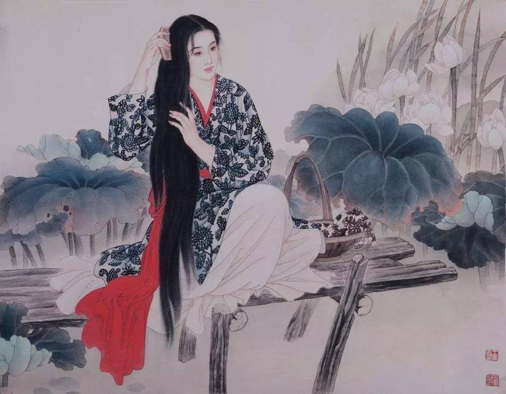 古人的洗头方式有多奇葩!_头发_胰子_周公