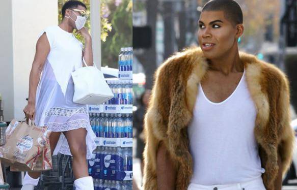 魔术师儿子近照,高调"炫腹"!