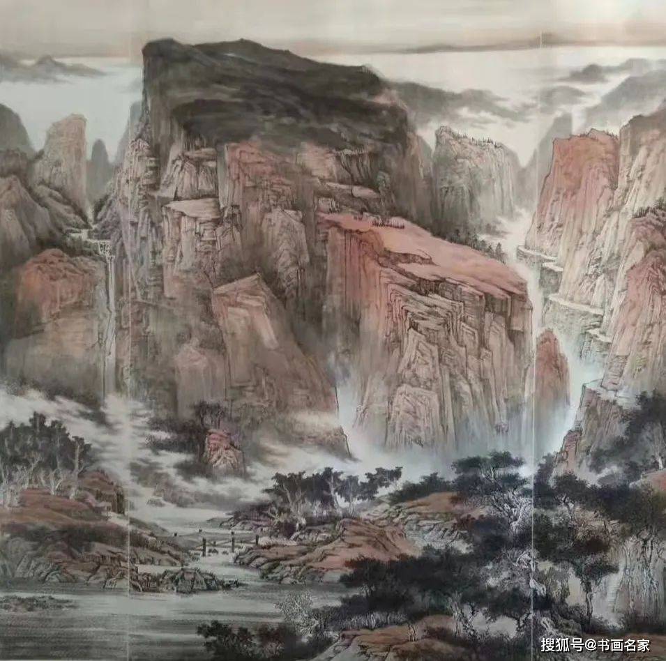 『艺术中国 』——特邀艺术家王鹤_绘画_清水_笔墨