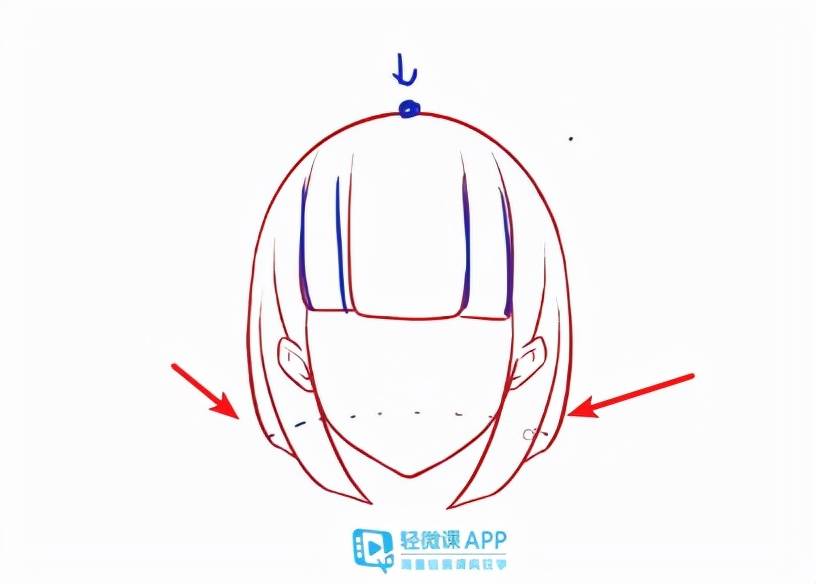 動漫人物頭髮怎麼畫繪畫動漫人物女生髮型技巧