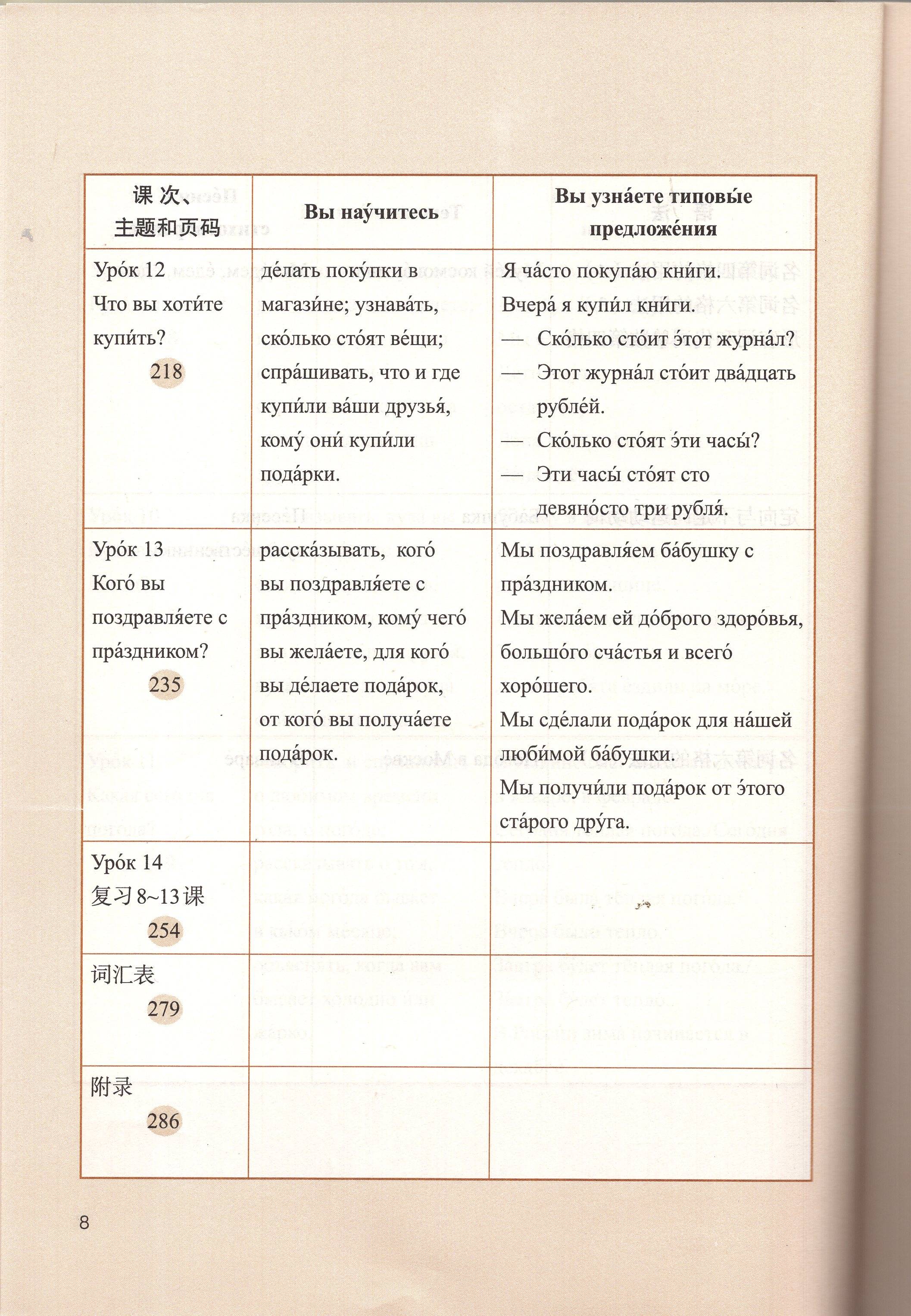 人教版俄语八年级全一册在线课程电子版教材pdf