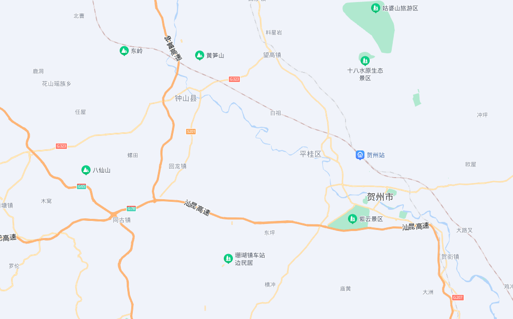 贺州至钟山县将建一条最便捷的高速公路_姑婆山_过境线_桂林