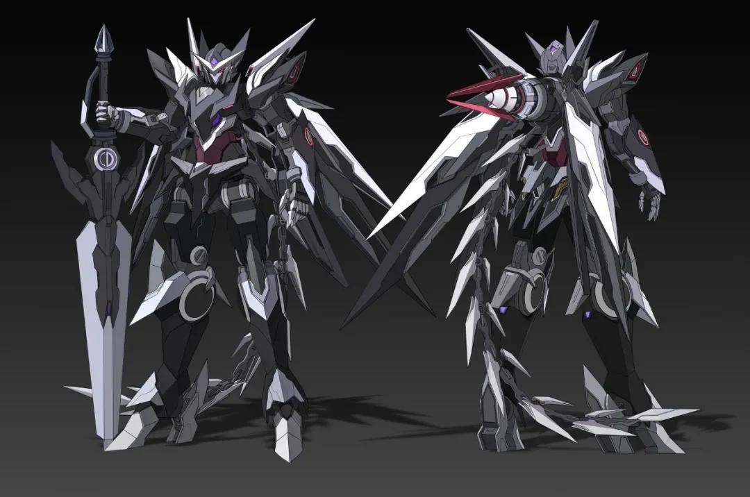 高达插画设计谁还没个机甲梦