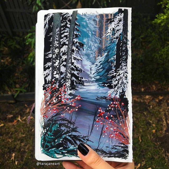 面的零基础学手绘插画？画成这样需要几步？