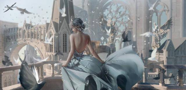 原创鬼刀画册发布,人类与羽族的故事,每一帧都是视觉享受