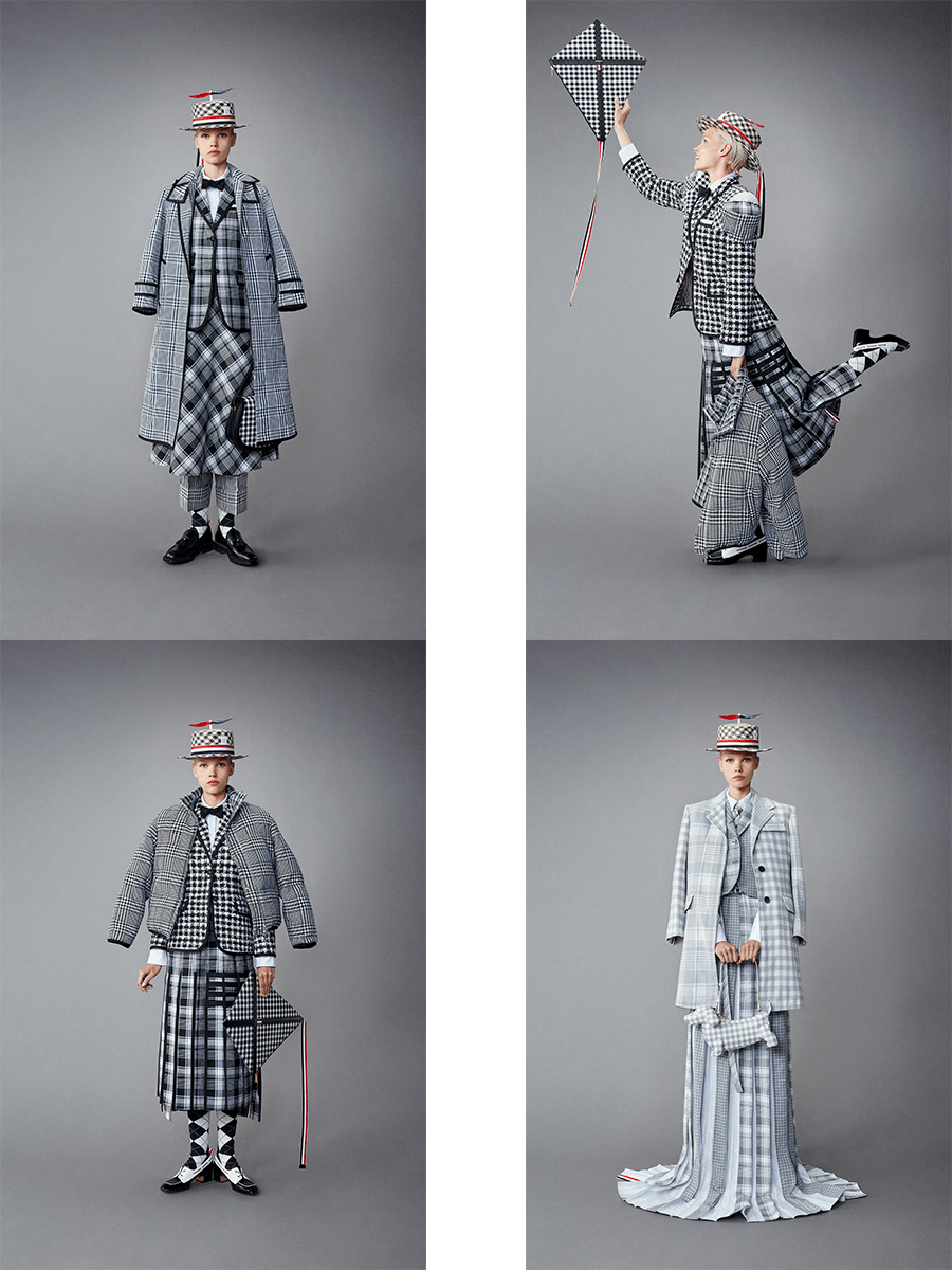 增加了 Thom Browne 2022度假系列，疯狂的女性主张，古怪时髦的褐色风格