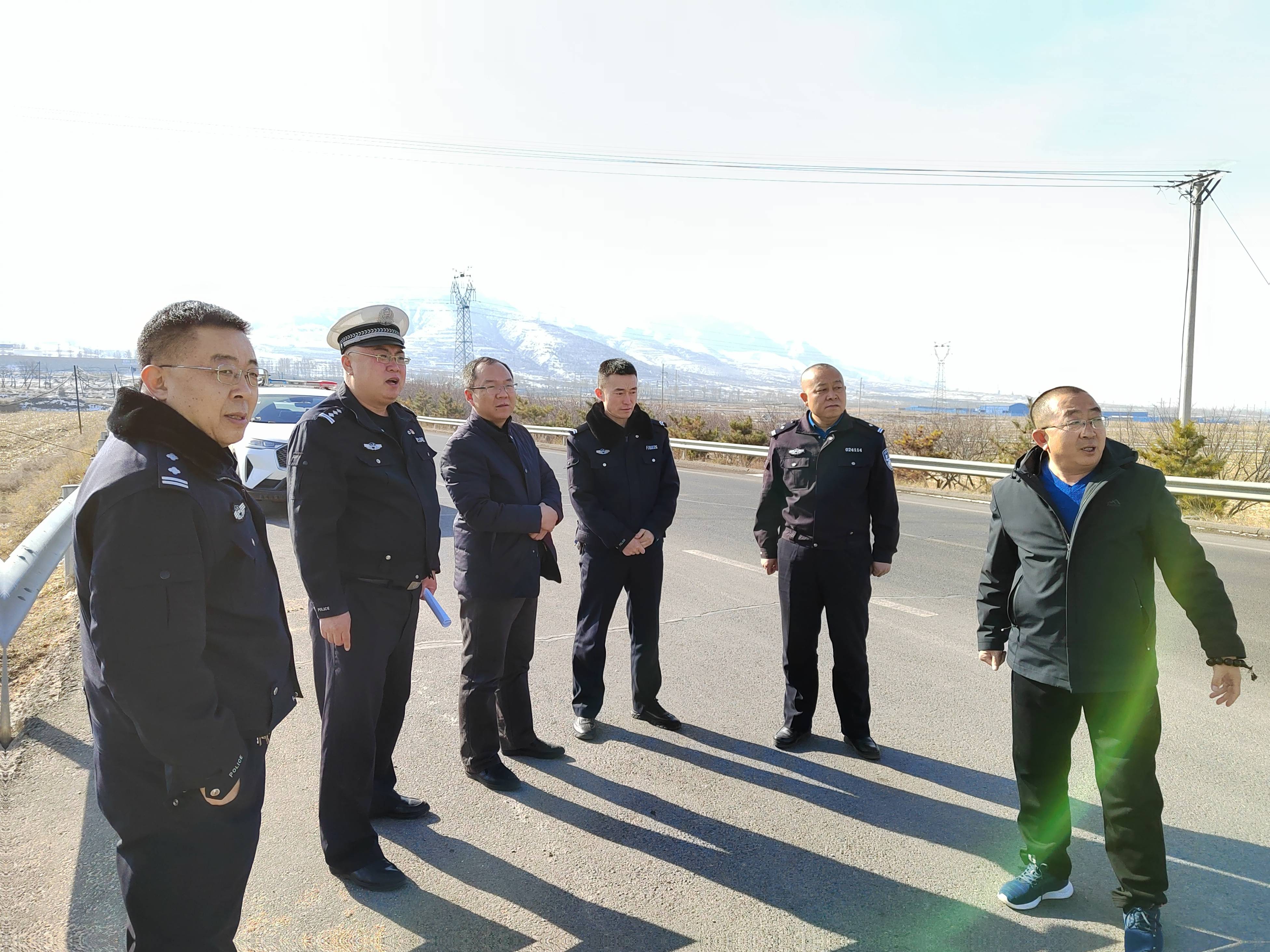 山西省大同市浑源县公安交警迅速推进重点攻坚路口路段改造工作