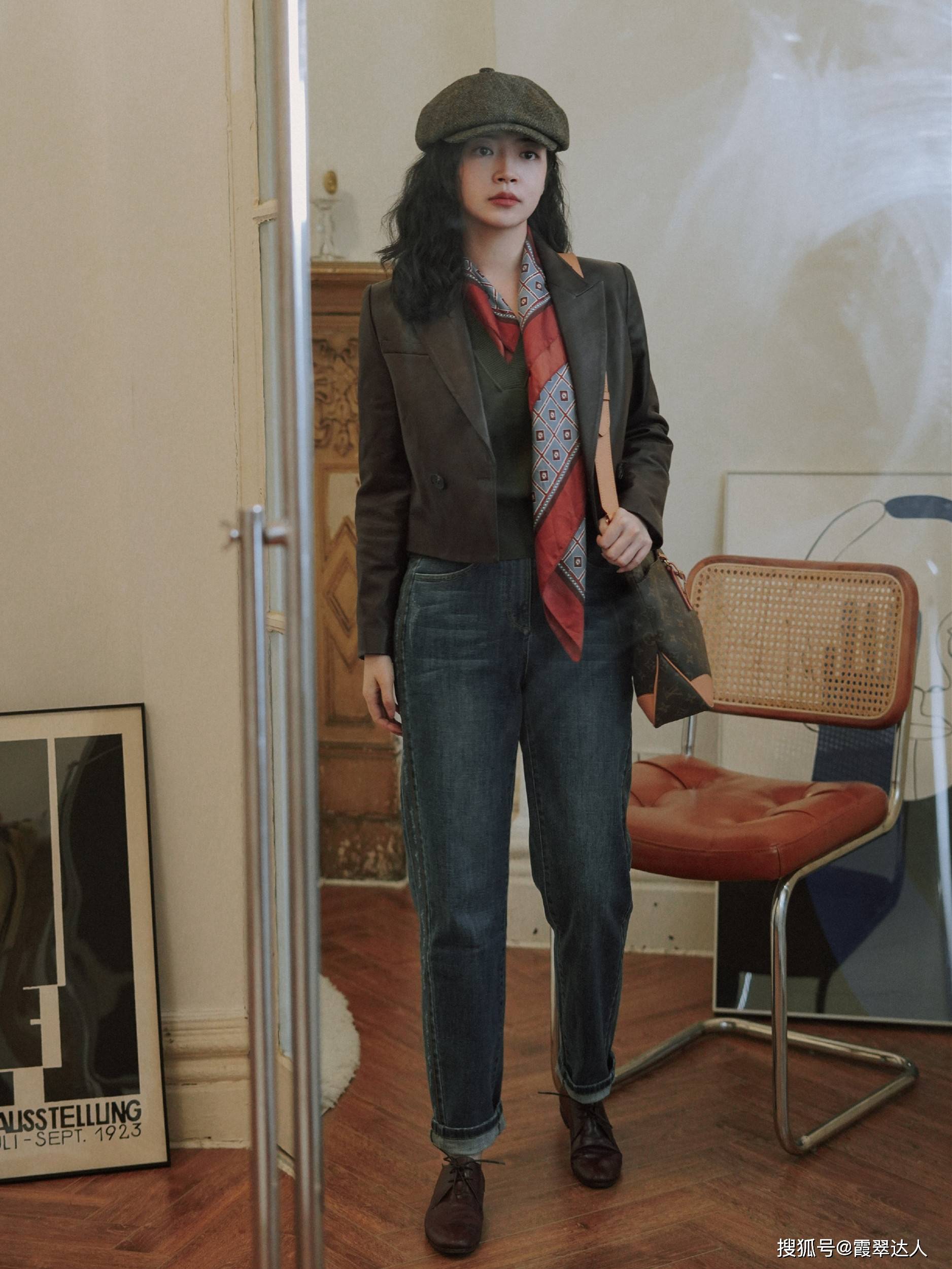 降低 别不服，三木真会穿，基础款裤子也能穿得高级洋气，适合30岁借鉴