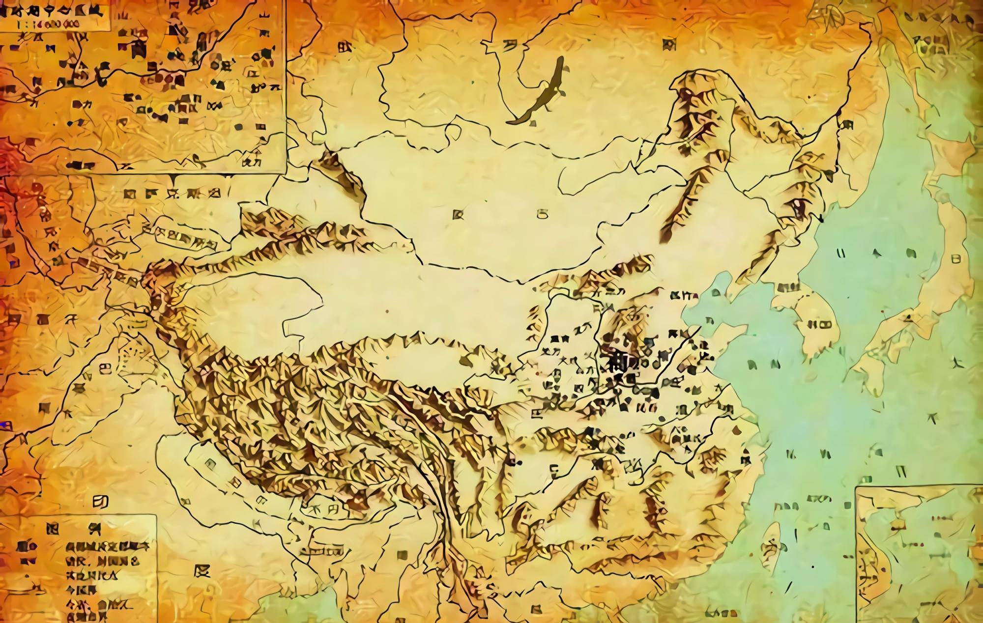 商朝世界地图图片