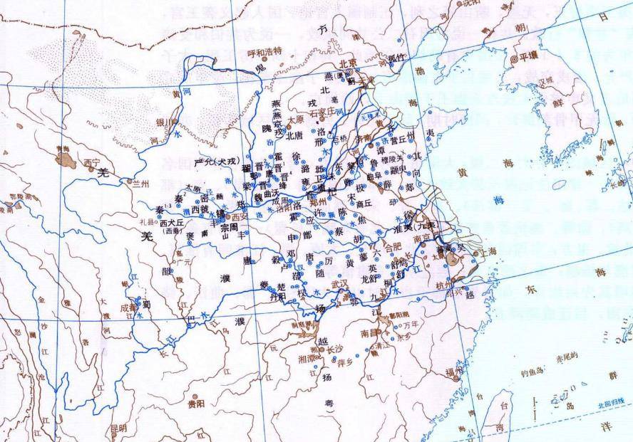原创中国历史上各个朝代从夏朝到清朝领土地图详细一览