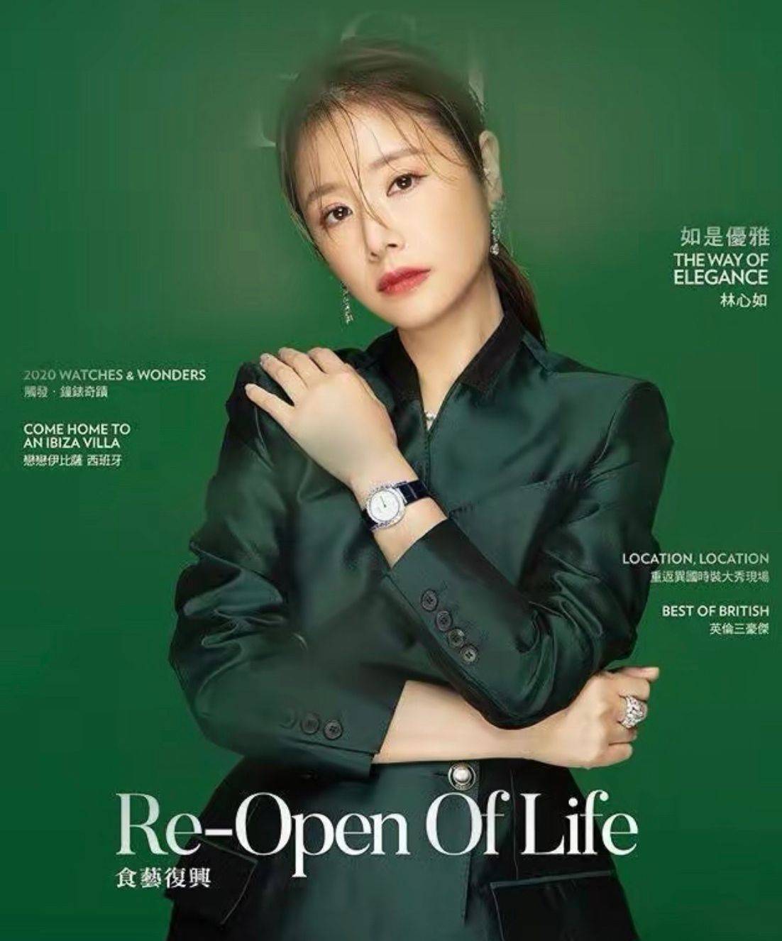 长发有种“换脸”叫林心如剪短发，本以为会很难看，却意外洋气高级