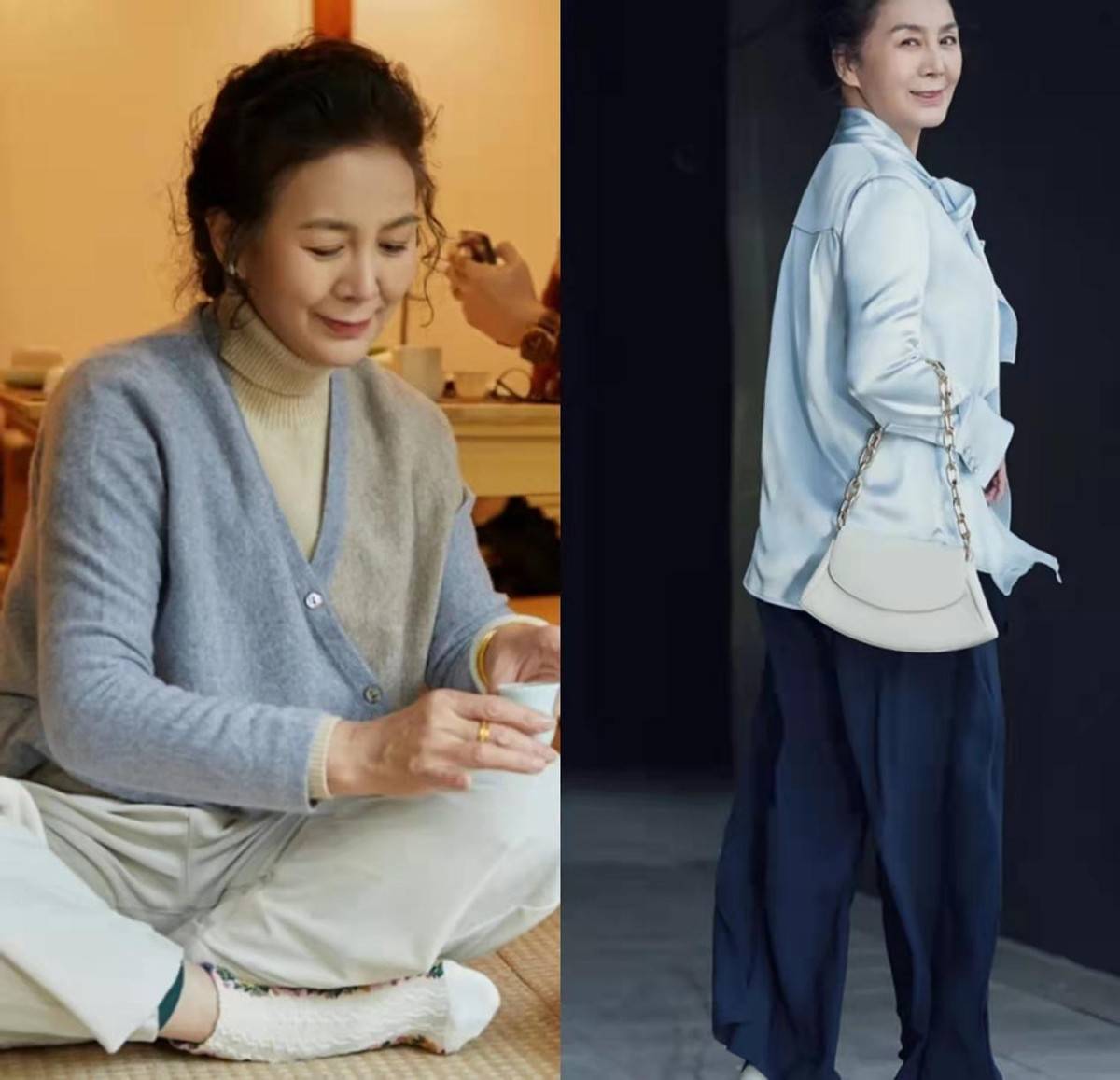 颜色 上了年纪的微胖女人，早春建议多穿这些“讨喜色”，减龄又有格调