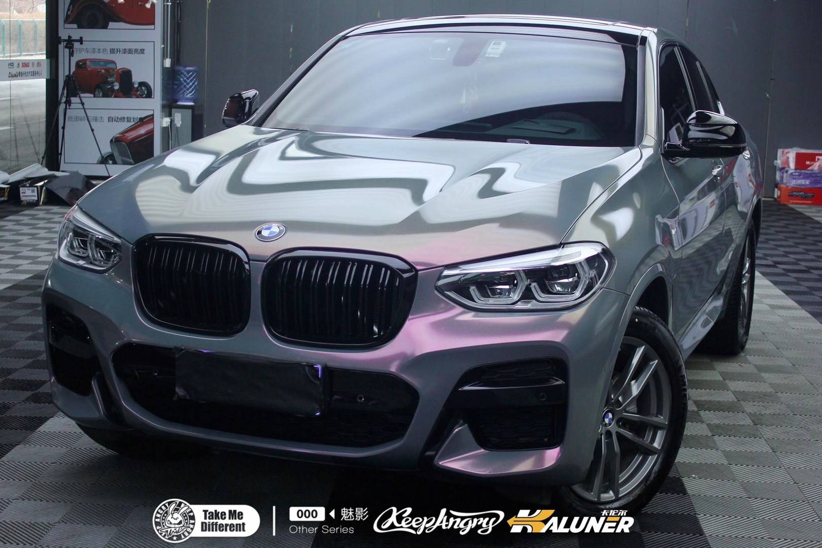 宝马x4全车tmd改色膜pet系列魅影_take_青海_作品