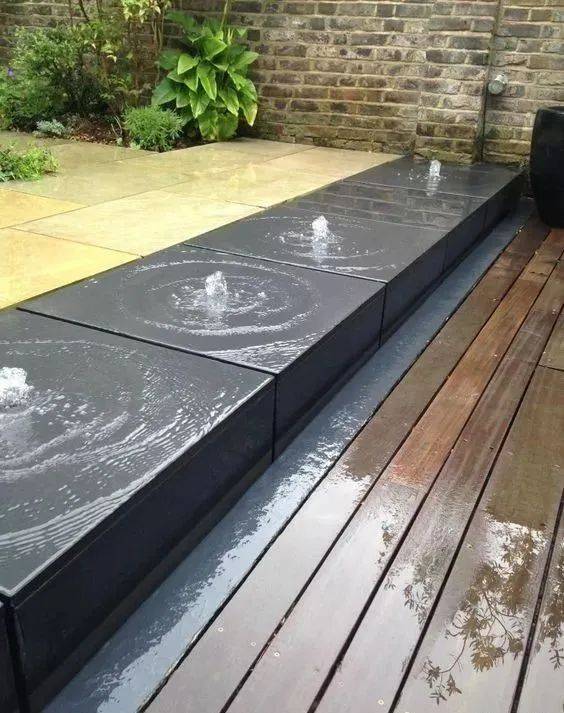 石材水景静水面做法石材架空是用了什么神器