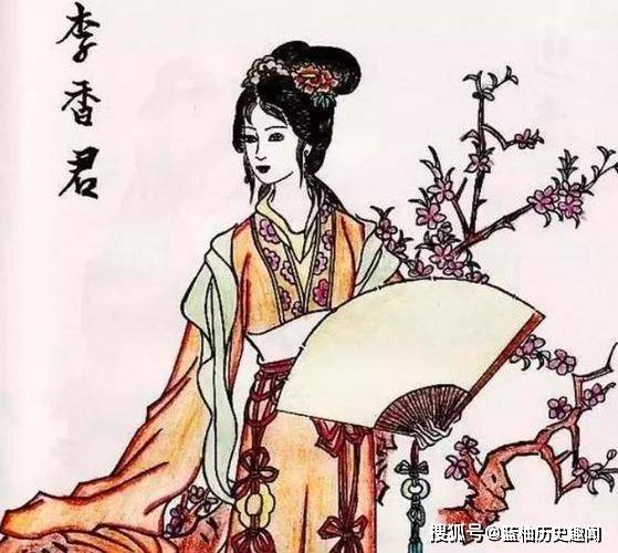 侯方域和李香君分道扬镳.