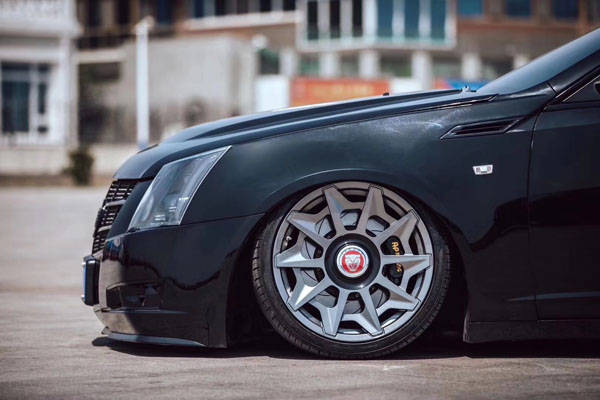 凯迪拉克cts改装airbft气动避震军舰护航