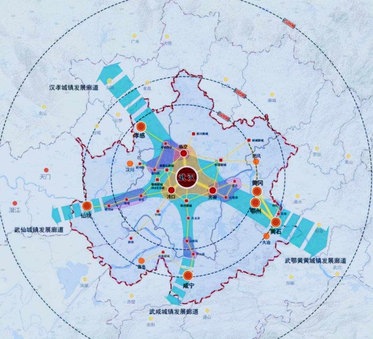 原创武汉郑州带动中部地区北部我来带动中部地区南部未来可期