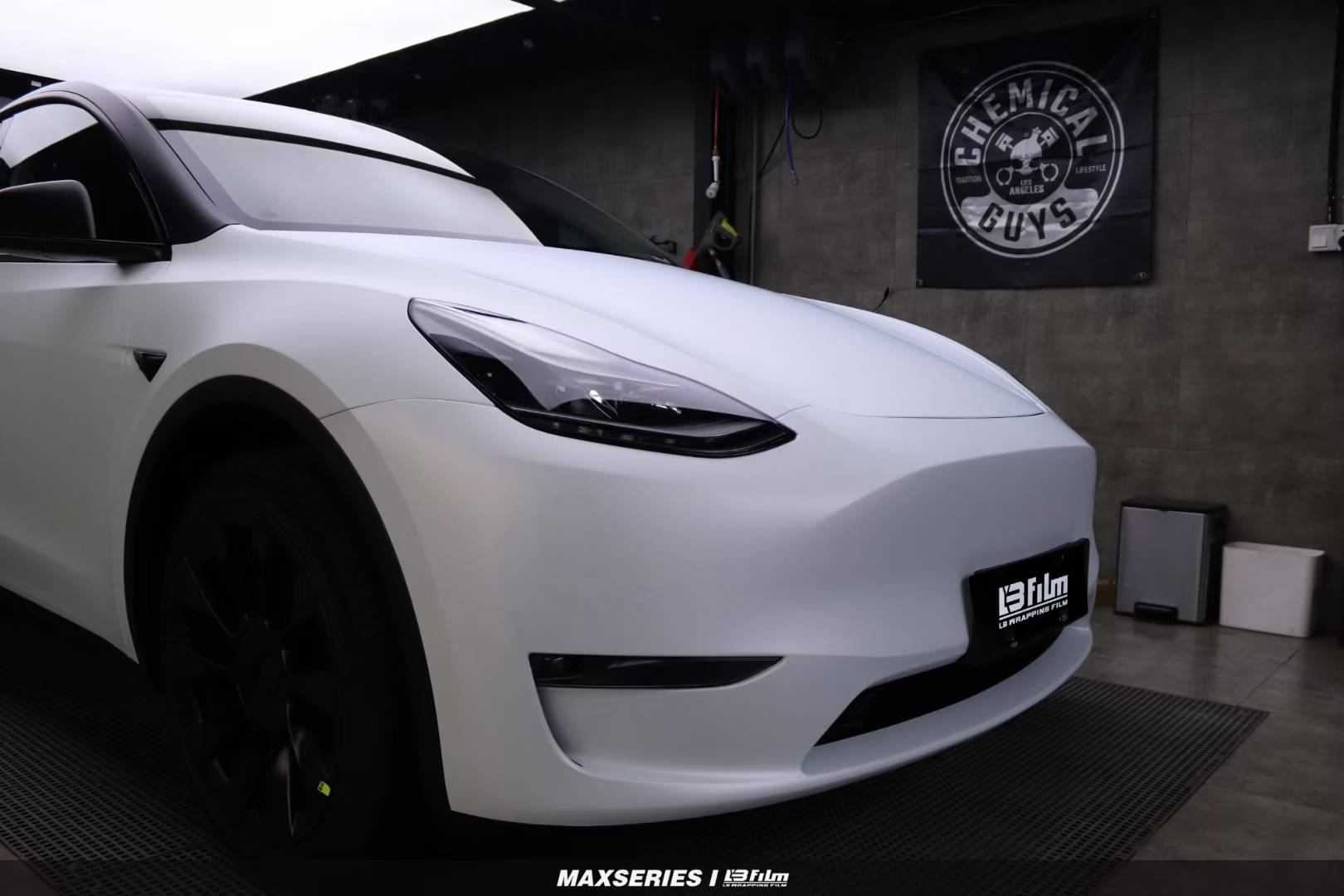 lbfilm:特斯拉-modely消光皓月白改色膜_搜狐汽车_搜狐网