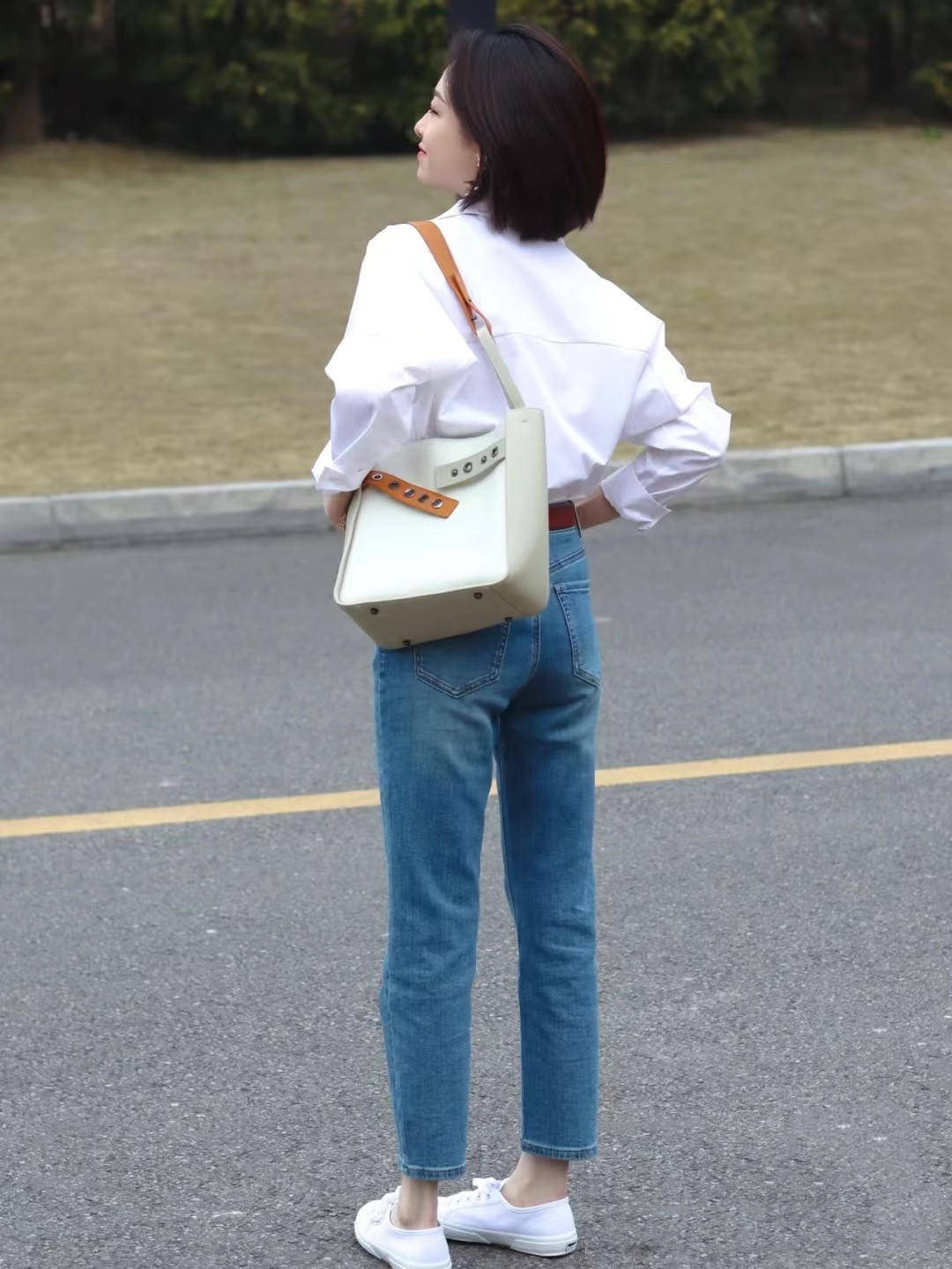 下半身 早春必备的“衬衫”穿搭，无论日常还是职场，照穿轻松打造高级感