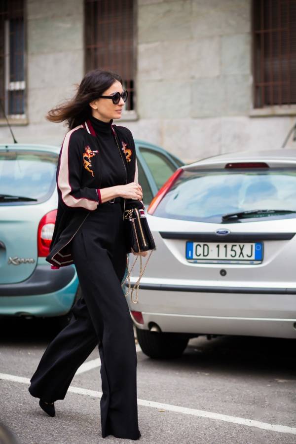 宽度 腿粗穿阔腿裤好看吗 夏季腿粗穿什么裤子街拍