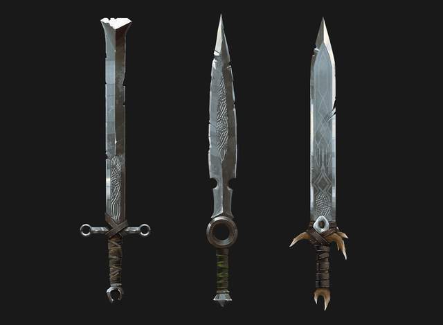 游戏插画设计冷兵器篇