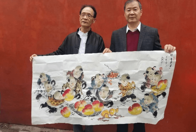 2019年的春天,中国著名书画大师梁永和到开封市来了,王建坤有机会再次