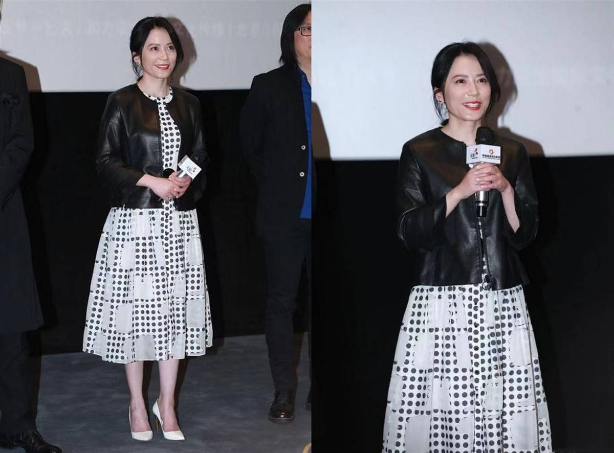 黑色 俞飞鸿是怎么保养的？51岁了皮肤也不差，穿搭减龄像30来岁似的